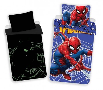 Lenjerie de pat Spiderman - luminează Lenjerie de pat Spiderman - luminează