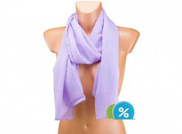 Eșarfă de vară de o culoare - violet Eșarfă de vară de o culoare - violet