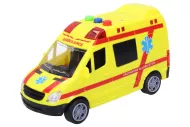 Ambulanță cu efecte sonore și luminoase, 14cm