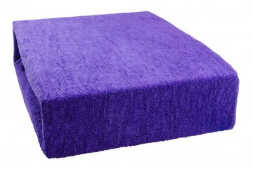 Cearșaf plușat 140x200 cm - violet închis Cearșaf plușat 140x200 cm - violet închis