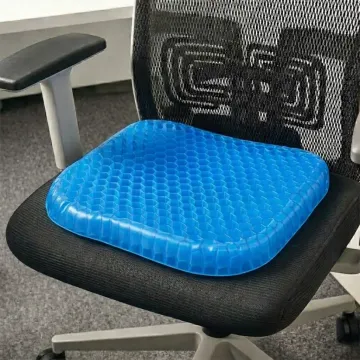 Pernă cu gel pe scaun cu husă antiderapantă