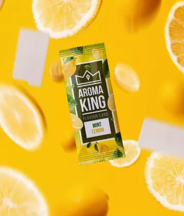 Card de parfum aromat - Lămâie de gheață - Cool Mint Lemon - 1 buc - Aroma King