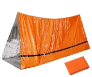 Cort termic de urgență - sac de dormit de urgență - portocaliu