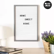 Tablou pentru litere și numere Oh My Home - 30x45 cm