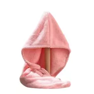 Turban pentru cap cu uscare rapidă - roz