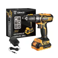 Bormașina cu acumulator Deko DKCD20XL01-H10 - 20 V