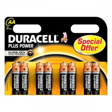 DURACELL Plus Power DURLR6P8B, LR6, 1.5V - 8x AA baterii alcaline DURACELL Plus Power DURLR6P8B, LR6, 1.5V - 8x AA baterii alcaline