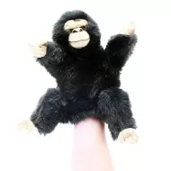 Marionetă de mână plușată maimuță 28 cm 
