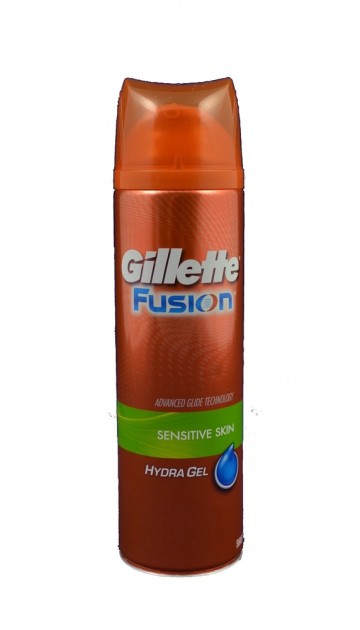 Gel de ras GILLETTE fusion hydragel sensitive shave, 200ml Gel de ras GILLETTE fusion hydragel sensitive shave, 200ml